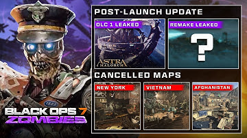 HUGE NEW BO7 Zombies DLC Map Leaks: DLC 1 NEW Details, Map REMAKE Leaked & Cancelled Maps...