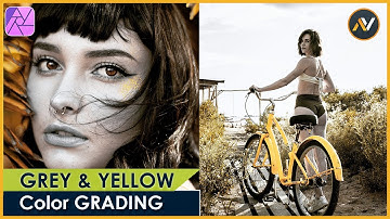 Affinity Photo Tutorial | Grey and Yellow Color Grading Effect In Affinity Photo