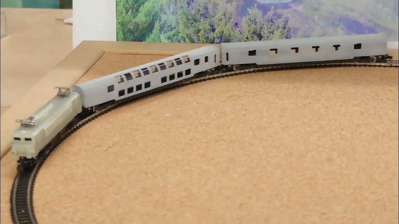 【Zゲージ】Shapeways City Night Line 二階建寝台車   SNCF BB7200 [spur Z] - YouTube