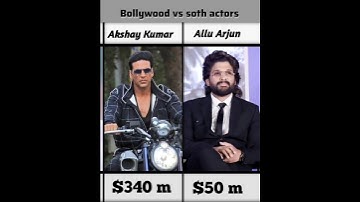 Bollywood vs south actors net worth #shorts #shortvideo #trending