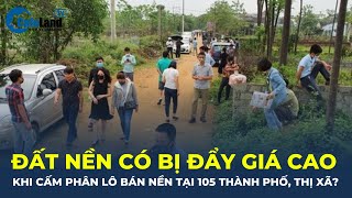 Đất nền có BỊ ĐẨY GIÁ CAO sau khi CẤM PHÂN LÔ BÁN NỀN tại 105 thành phố, thị xã? | CafeLand