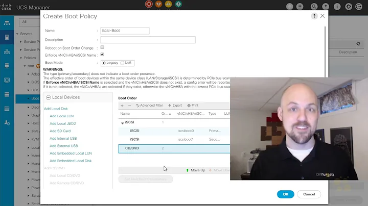 5  iSCSI Boot Policy Configuration