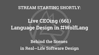 Live CEOing Ep 661: Language Design in Wolfram Language [Pattern, DefaultValues, & More]