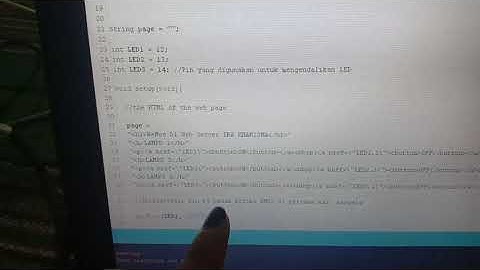 Praktek Web Server Wemos D1