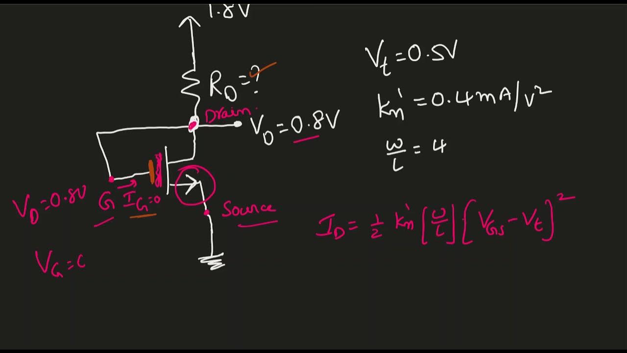 MOSFET DC analysis 001 YouTube