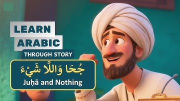 Juḥā and Nothing جُحَا وَاللَّا شَيْءَ | Learn Arabic Through Stories | Funny Arabic Story