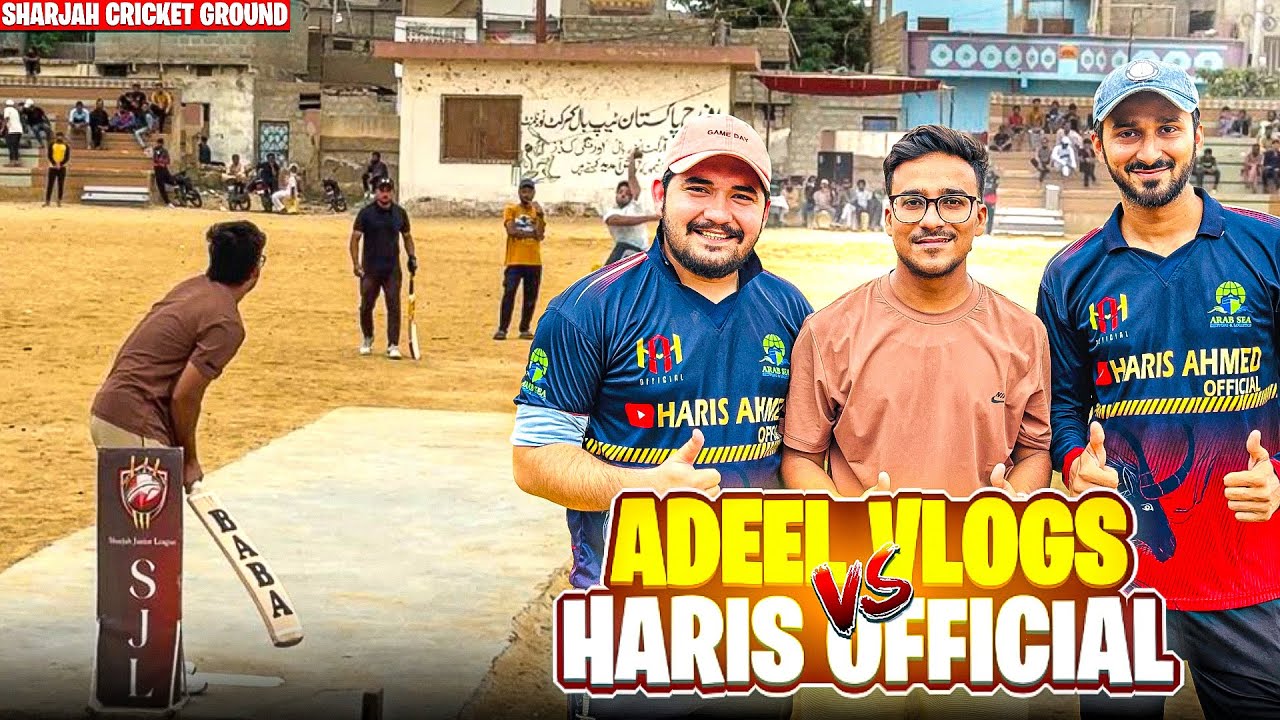 Adeel Vlogs & Sibghat ki Tabahi Batting | Full Crowd in Sharjah Ground