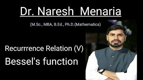 Recurrence Relation of Bessel