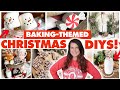 10 ADORABLE Christmas Baking-themed DIY Decor Ideas 🍪 DIY fake marshmallows and gingerbread cookies!