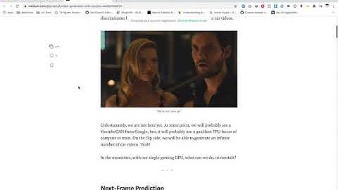 Training a Next Frame Prediction model in Colab (Pix2PixHD fork)