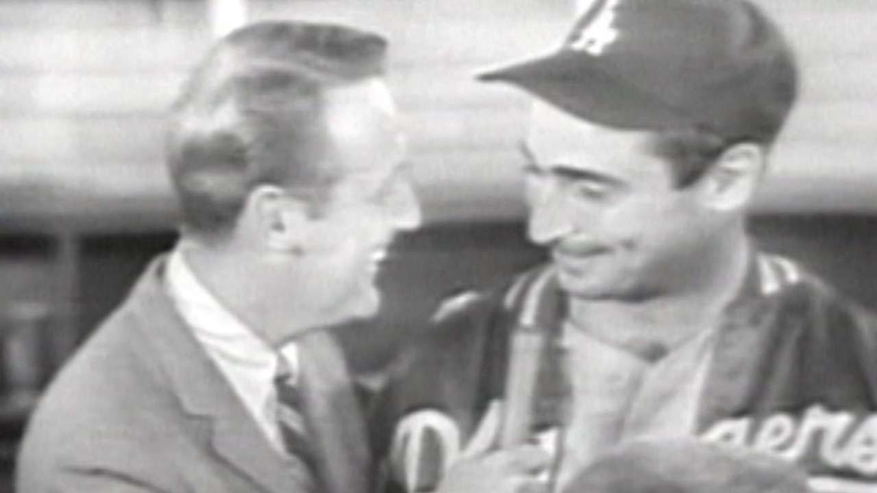 CHC@LAD: Koufax's perfect game called by Scully 