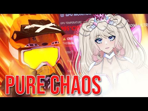 PURE CHAOS!! | melting my gpu by trying to render god in friendslop | TheRussianBadger VTuber React