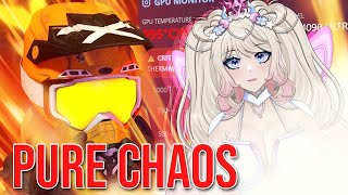 PURE CHAOS!! | melting my gpu by trying to render god in friendslop | TheRussianBadger VTuber React