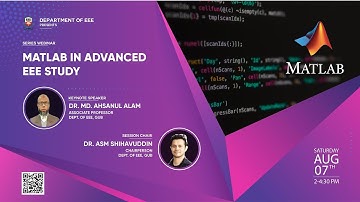 Matlab in Advanced EEE study | Dr. Md. Ahsanul  Alam