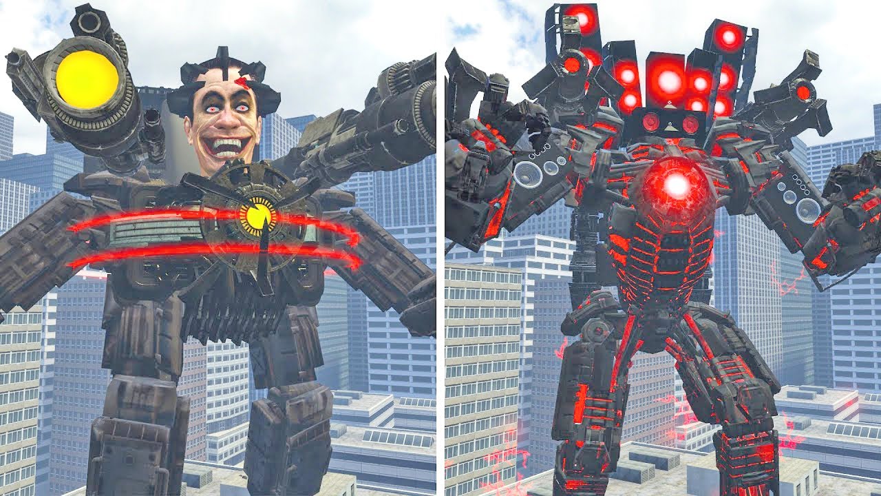 When Mecha Astro G-Man Combines With Titan Speakerman… This Happens! | GMOD