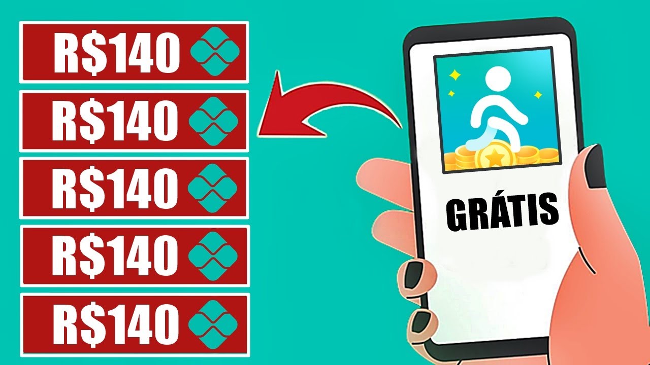 GANHE 1 PIX NO CADASTRO – App Para GANHAR DINHEIRO via PIX Pagando R$140 Para CAMINHAR