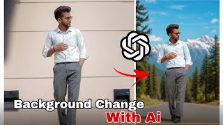 "Photo Background Change Tutorial – In just 1 minute! 🔥 | Amazing Editing with ChatGPT" screenshot 2