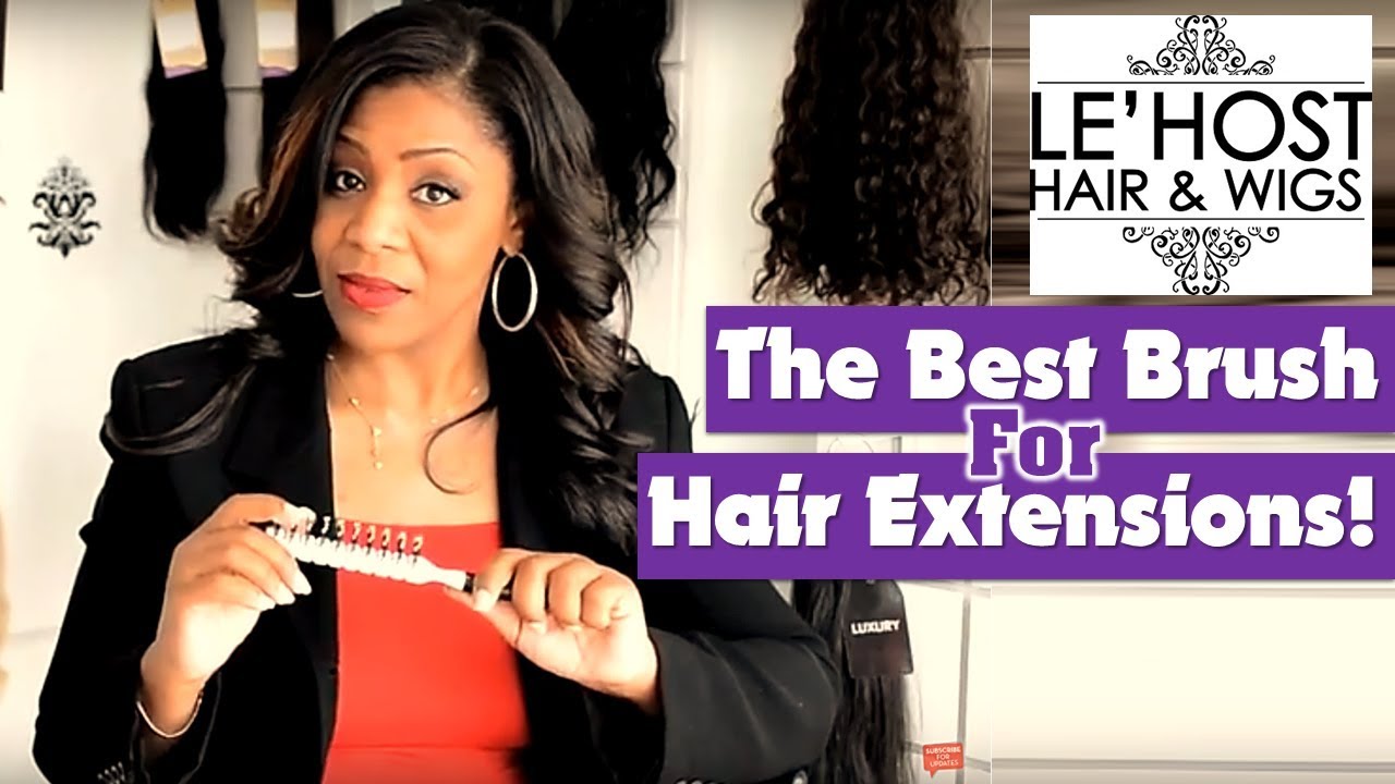 The Best Brush for Hair Extensions! YouTube