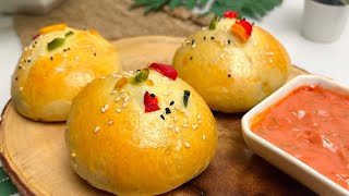 Chicken Fajita Buns Recipe By Gj Sweet And Savoury Perfect For High Tea Snack