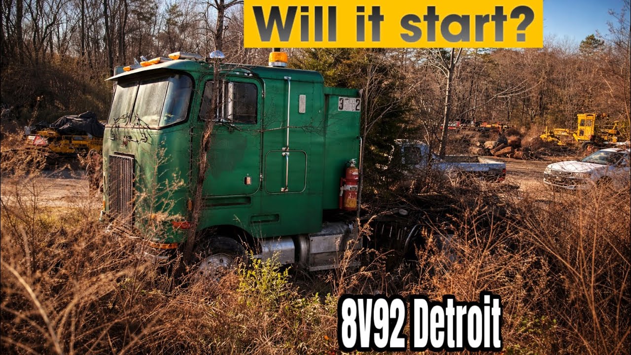 My 1981 Cabover Had A Secret Under The Cab!! WILL IT START??