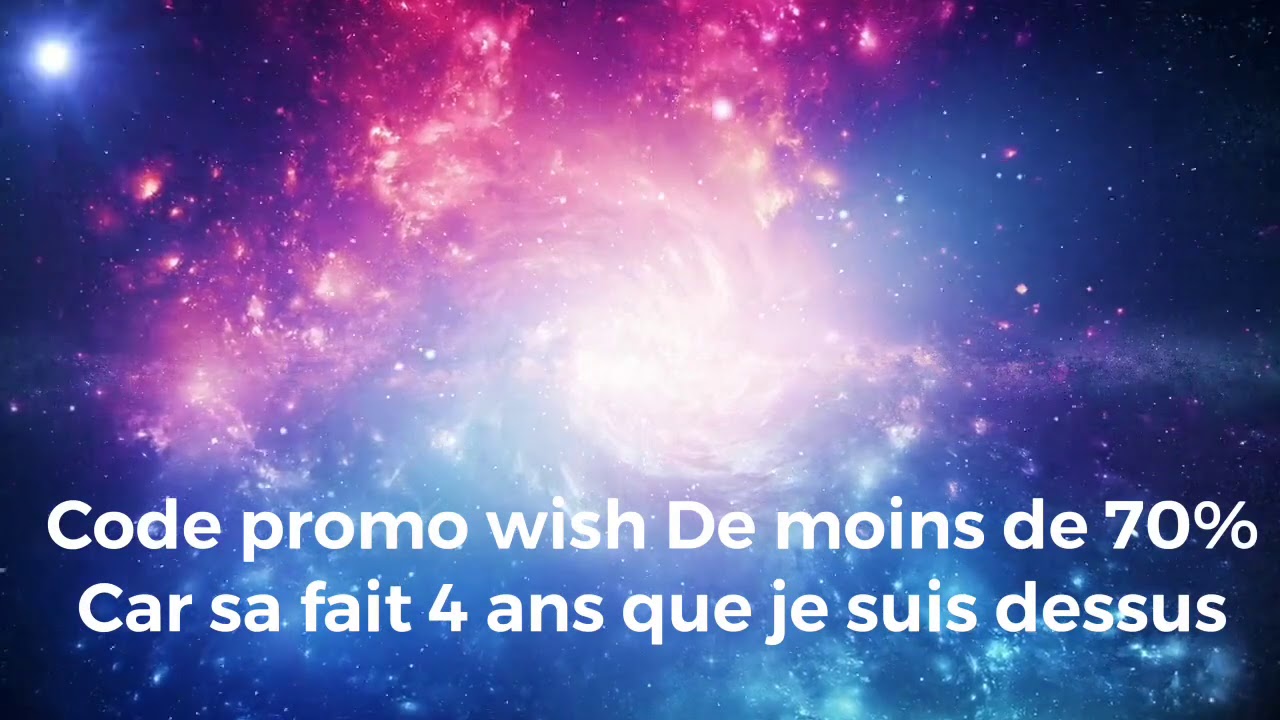 Code promo Wish de moins de 70 % omg 😱