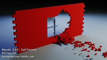 Cell Fracture Compilation, Blender 2.83
