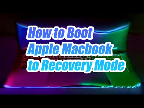 Boot to recovery mode MacBook Pro A1278