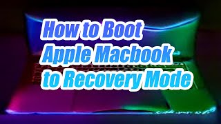 boot to recovery mode macbook pro a1278