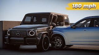 Volvo XC90 vs Mercedes G-Class - Crash Test - 180 mph