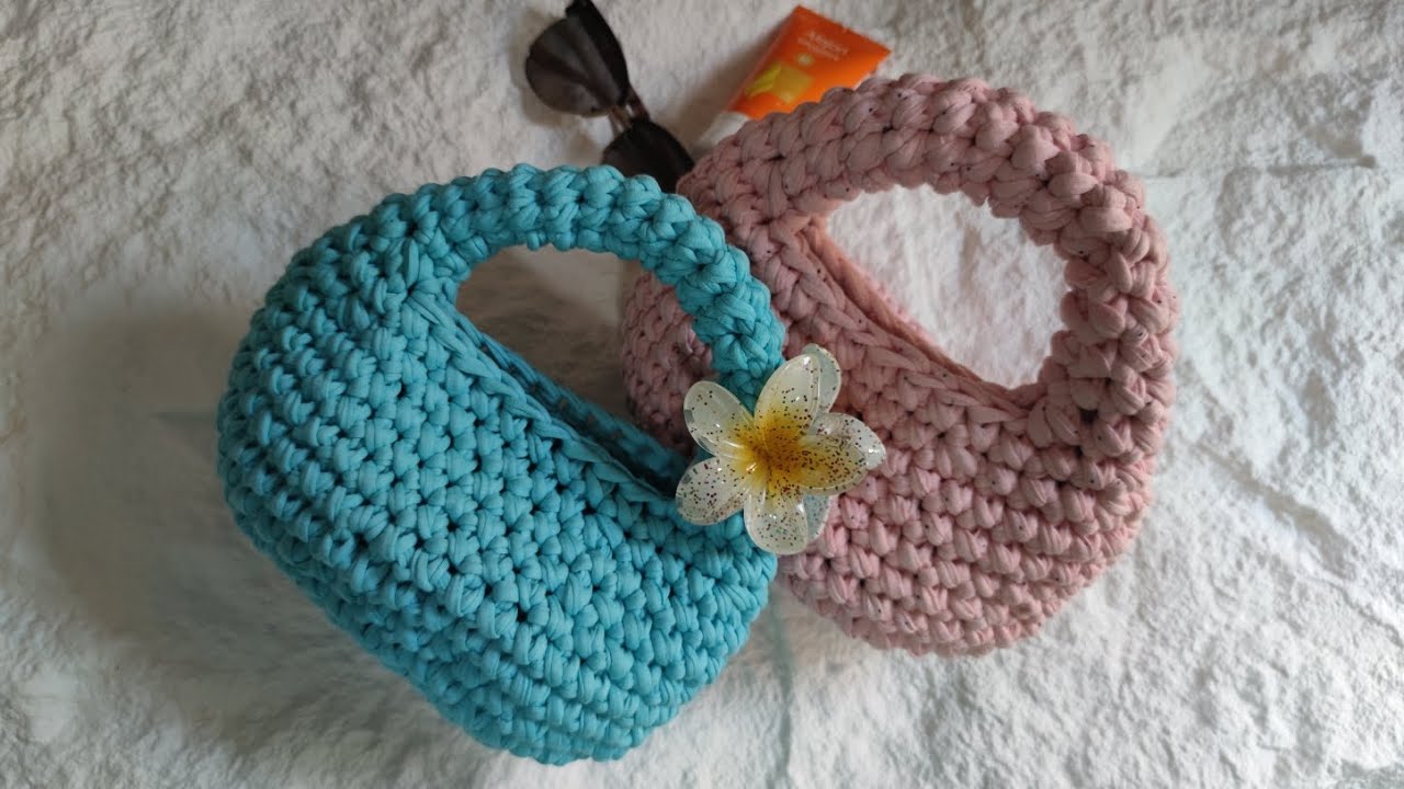 الشنطة البناتي التريند وصلت بالكروشية وسهلة لاي حد مبتدأ crochet bag
