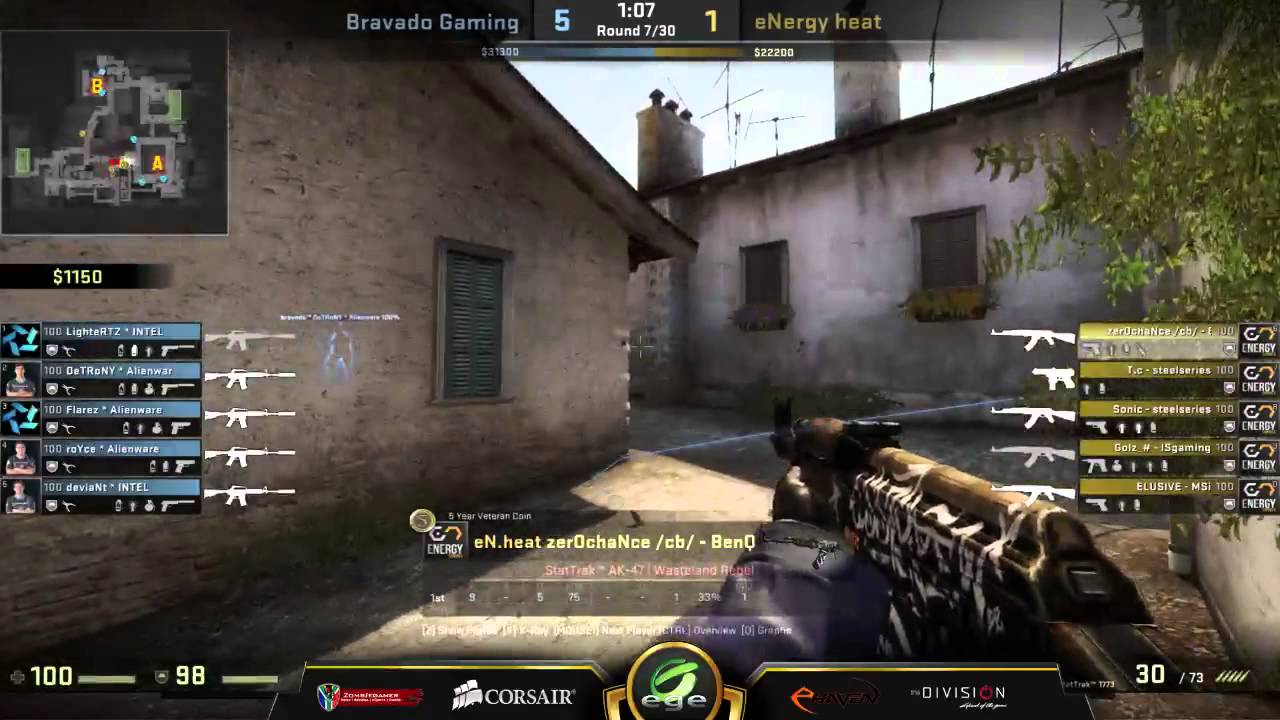 Bravado Gaming vs Energy Esports - Corsair CS:GO Championship (Bo1 Group Match)