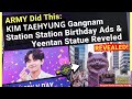 ARMY Did This: Kim Taehyung Gangnam Station Birthday Ads &amp; Yeontan Statue Revealed !
