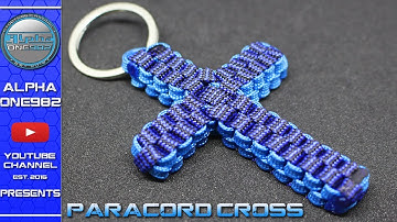 How to Make a Paracord Cross + Box Knot Tutorial DIY