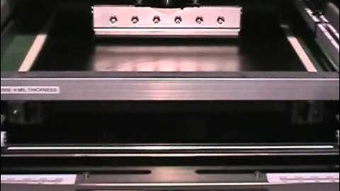 DEK Horizon 03i screen printer demonstration