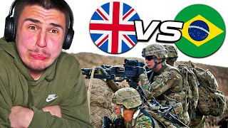 Britânico reage a &quot;Comparação Militar - Brasil vs Reino Unido&quot;