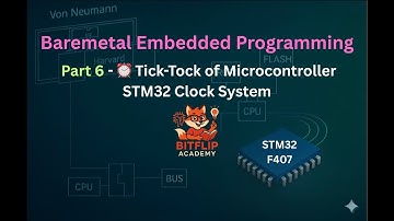 Bare-Metal STM32 Programming: Part 6 - Tick-Tock of Microcontroller: STM32 Clock System