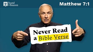 Does Jesus Tell Us Not to Judge? | Never Read a Bible Verse