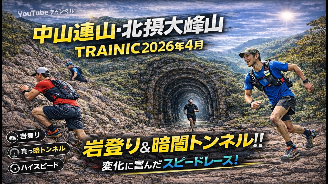 中山連山・北摂大峰山TRAINIC SATGE 2026年4月 - YouTube