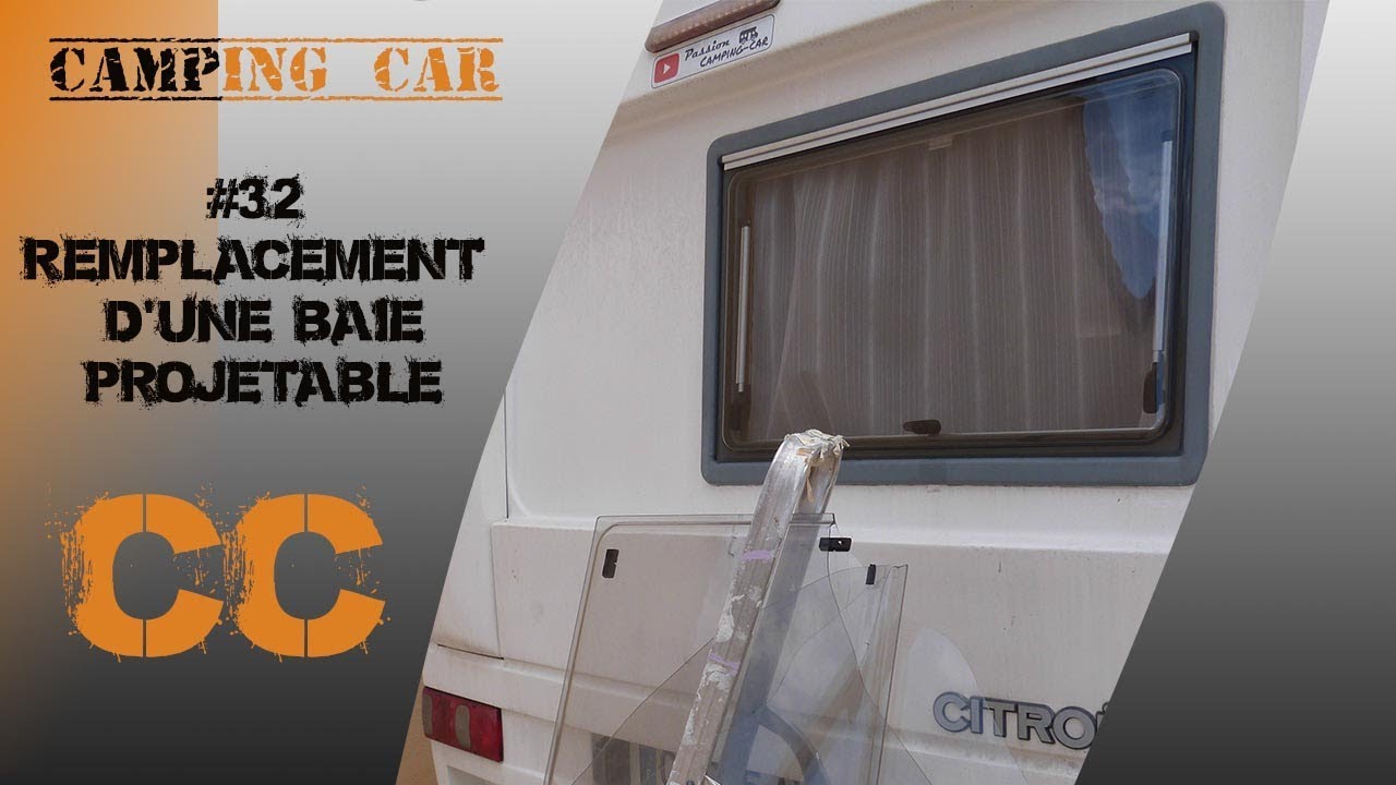 Episode 32 Je remplace enfin ma baie projetable du camping car (TUTO