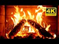 Fireplace at Night 4K 🔥 Cozy Fireplace (10 HOURS). Fireplace video with Burning Logs &amp; Fire Sounds