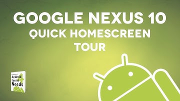 Getting Started with an Android tablet Homescreen for Special needs - Google Nexus 10