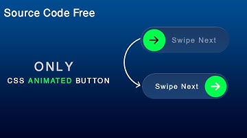 CSS Animated Swipe Button Hover Effects | Using HTML And CSS