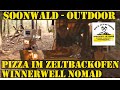 Winnerwell Nomad Zeltofen und Backofen I Im Bushcraftcamp eine Pizza gebacken I Soonwald-Outdoor