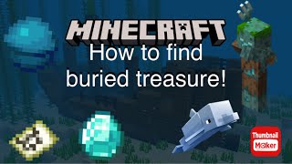 How to find buried treasure! In Minecraft