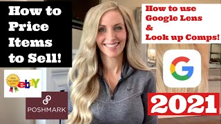 How To Price Items to Sell on EBay & Poshmark for Beginners 2021 Look up sold Comps & Google Lens