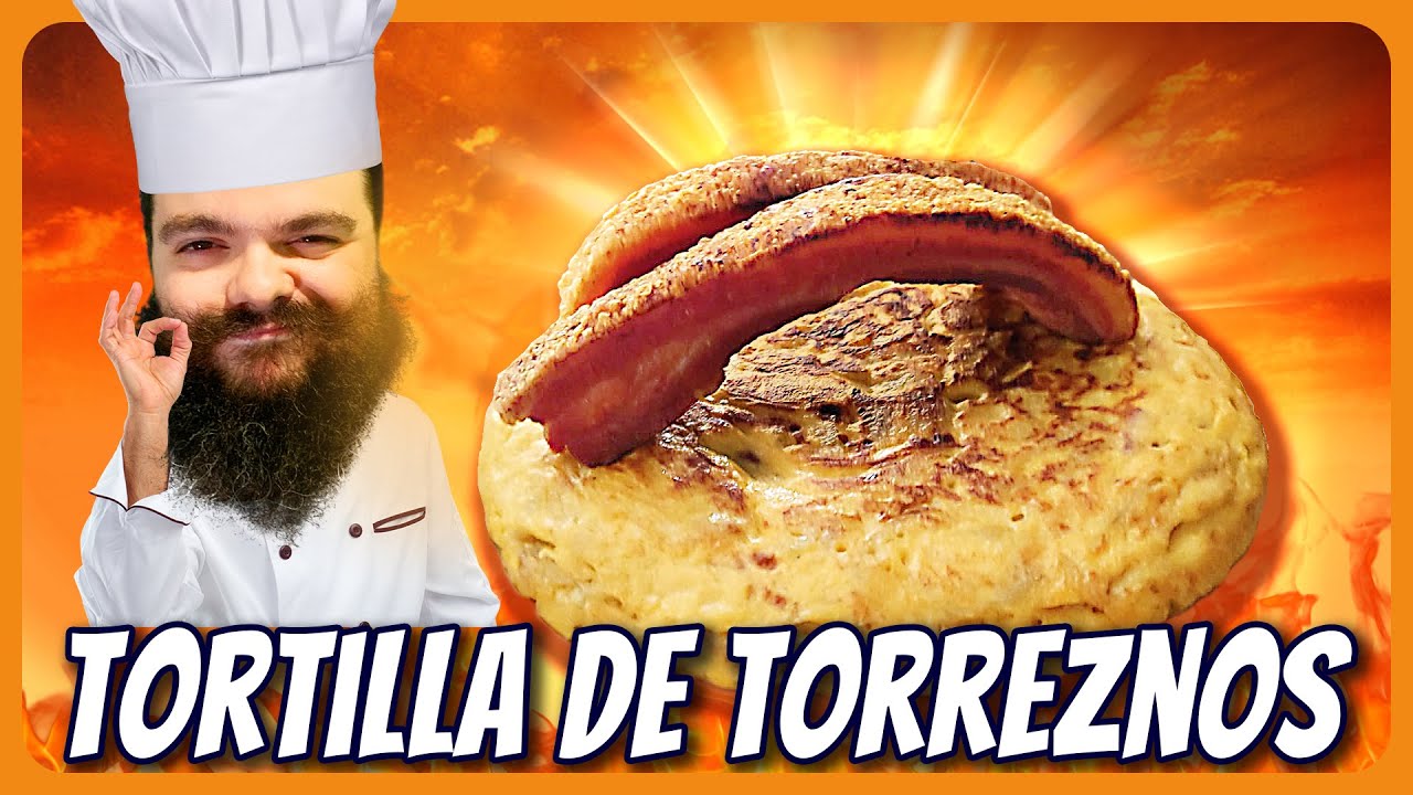 TORTILLA de PATATAS con TORREZNOS 🐷 EL REY DE LAS TORTILLAS en