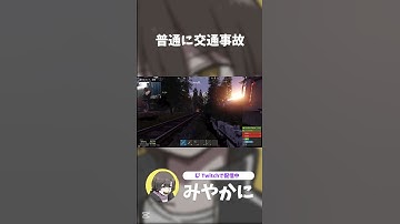 普通に交通事故にあった　＃Twitch #rust #ゲーム #twitch #配信者 ＃参加型 #shorts