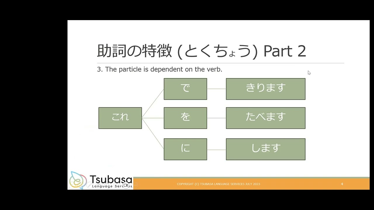Japanese Particles Revision (日本語の助詞の復習) - YouTube