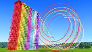 0% vs 300% Spiral Loop Roller Coaster – Planet Coaster 2