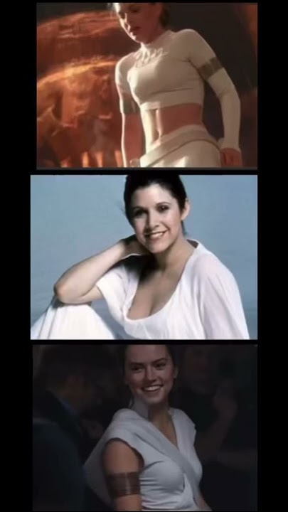 Padme vs. Leia vs. Rey #starwars #daisyridley #carriefisher #natalieportman #sexism #tribute #marvel